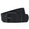 ceinture en toile poreuse avec oeillet pour hommes et femmes, ceinture chimjeans avec broche pour sports de plein air