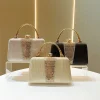pochette de soirée élégante en strass pour femmes, sac à main de luxe élégant, chic, raffiné, digne, parfait pour banquet, dîner