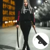 sac à Épée noir avec sangle pour ninja, Étui pour costume de cosplay de samouraï