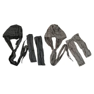 Écharpe manches à capuche déchirées pour femmes, foulard, sur-manches pour femmes DXAA