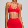 soutien gorge de sport respirant pour femme, haut de fitness, soutien gorge push up, dos nu, sous vêtements de yoga, course à pied, entraînement, vêtements de sport