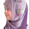 BOHOWAII enfants filles musulman instantané Hijab prêt à porter châles islamiques Turban avec fleurs écharpes Jersey bandeau (2-7 ans) BOHOWAII enfants filles musulman instantané Hijab prêt à porter châles islamiques Turban avec fleurs écharpes Jersey bandeau (2-7 ans)