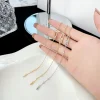 bijoux de luxe français simples et à la mode en argent 925 pour femmes, bracelet rond mobile à trois diamants en zircon, cadeau de fête classique