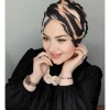musulman modeste hijab casquette sous capuchon abaya hijabs pour femme islamique abayas jersey enveloppe instantanée femmes froissé arabe modal soie casquettes