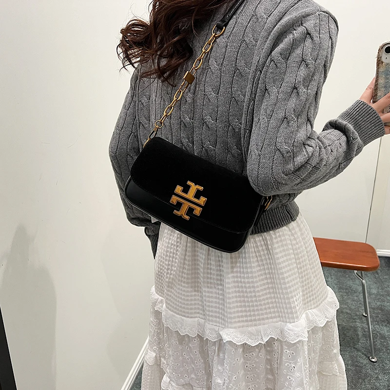 Sac fourre-tout à bandoulière en cuir pour femmes, élégant, sac à main de luxe, Style classique de styliste à la mode pour un Look quotidien