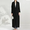 abaya musulman pour femmes manches chauve souris plissé dégradé cardigan trench coat 2025 automne dubaï abayas grande taille femmes manteau de luxe