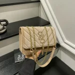 Niche chaîne sac carré Chic sac à bandoulière pour femmes mode épaule fourre-tout minimaliste jour à nuit sac polyvalent sac à bandoulière ​