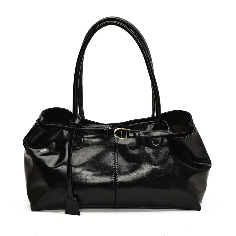 Sac à main Vintage pour femmes, grande capacité, sac de transport sous les bras, mode femme décontracté, fourre-tout à bandoulière unique, nouvelle collection 2025