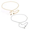ceintures en métal pour femmes, de luxe, rétro, couleur argent et or, sculptées, chaîne ajourée, ceinture de taille élégante pour dames