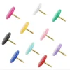 100 pièces couleur punaises décoratives multi fonctionnelles à tête plate punaises décoration murale punaises photo broche bureau école