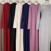 robe hijab pour femme musulmane, vêtement islamique, décontracté, marocain, dubaï, abaya, turquie