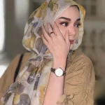 Écharpe Hijab Imprimée de Fleurs pour Femme Musulmane, Simple, Petit Châle en Fil Asus, Turban de Sauna, Niqab, Nouvelle Collection Automne et Hiver