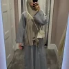 robe djellaba de ramadan pour femme, tenue musulmane simple, modeste, Éducative, dubaï, abaya, turquie, kaftan, kebaya, arabe, islam jalabiya, 2025