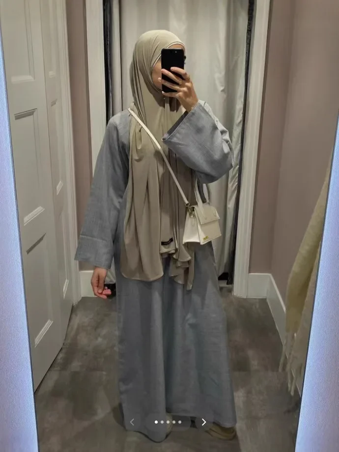 robe djellaba de ramadan pour femme, tenue musulmane simple, modeste, Éducative, dubaï, abaya, turquie, kaftan, kebaya, arabe, islam jalabiya, 2025
