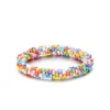 bracelet élastique bohème coloré pour femmes perles de rocaille extensible à la main boho femme bracelets bracelets bijoux pulseras mujer