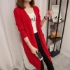 Cardigan d&rsquo;extérieur pour femmes, manteau tricoté, pull col en V, couleur unie, automne 2025, Harajuku, décontracté, attrayant, mode chaude pour jeunes, Y2k