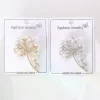 broches de pissenlit en strass pour femmes, broches de plantes en perles, sac à dos de fête de banquet, cadeaux, accessoires de bijoux