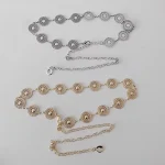 Boucle réglable en or Long ceinture de ceinture robe de carrosserie chaîne de carrosserie pour femmes