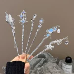 Bâton de cheveux de Style chinois, aiguille en pierre de lune, bijoux adaptés à un usage quotidien de fête, accessoires romantiques pour femmes