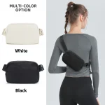 Sac de ceinture Fanny Pack Sac de poitrine Sac à bandoulière Sangle réglable de 40 pouces, Sac de ceinture pour femmes et hommes, Sac de taille étanche pour la course