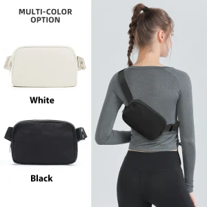Sac de ceinture Fanny Pack Sac de poitrine Sac à bandoulière Sangle réglable de 40 pouces, Sac de ceinture pour femmes et hommes, Sac de taille étanche pour la course