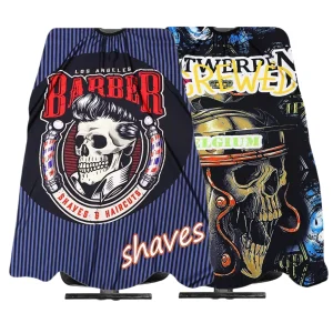 Cape de coiffure pour coiffeur, nouveau modèle, Capes de barbier pour hommes, vêtements de travail pour Salon de coiffure, tablier pour Salon de coiffure, vêtements teints