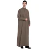 robe longue arabe saoudienne pour hommes musulmans abaya islam hommes jubba thobe daffah dishdasha vêtements traditionnels caftan robe djellaba