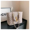 sac à main en cuir pour femmes, fourre tout élégant de styliste, sac à bandoulière classique de luxe pour un usage tendance quotidien