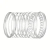 ensemble de bijoux rétro élégant pour femmes, 10 pièces, bracelets superposés en argent, usage quotidien, cadeau de fête de mariage