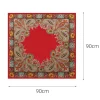 foulard en soie pour femme, couvre chef, mode quatre saisons, accessoires pour cheveux, hijab, foulard iuxe, bandana pour femme
