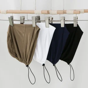 Casquette Hijab intérieure à haute élasticité pour femmes, Jersey de luxe en coton, Turban Modal, foulard, bandeau musulman, Bonnet sous-embouts