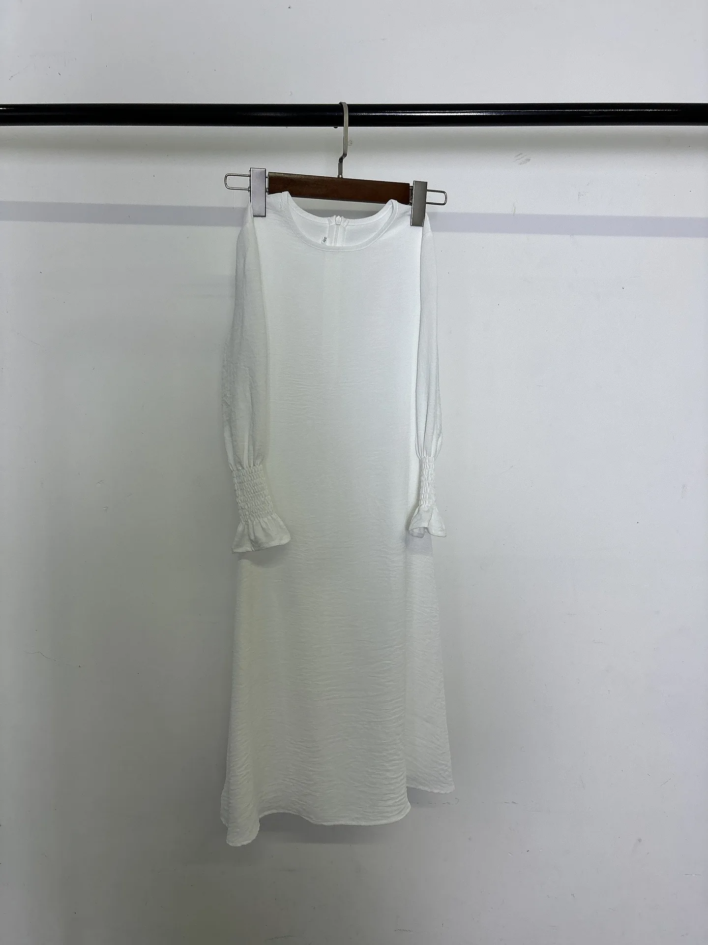 abayas noires pour enfants, col rond, sans extensible, manches longues, vêtements de prière ramadam, caftan de luxe musulman de dubaï pour enfants