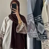 abaya musulmane pour femmes, robes de soirée brodées, caftan arabe, longue robe, islam ramadan, abayas de dubaï, vêtements éducatifs, jalabiya marocain, eid