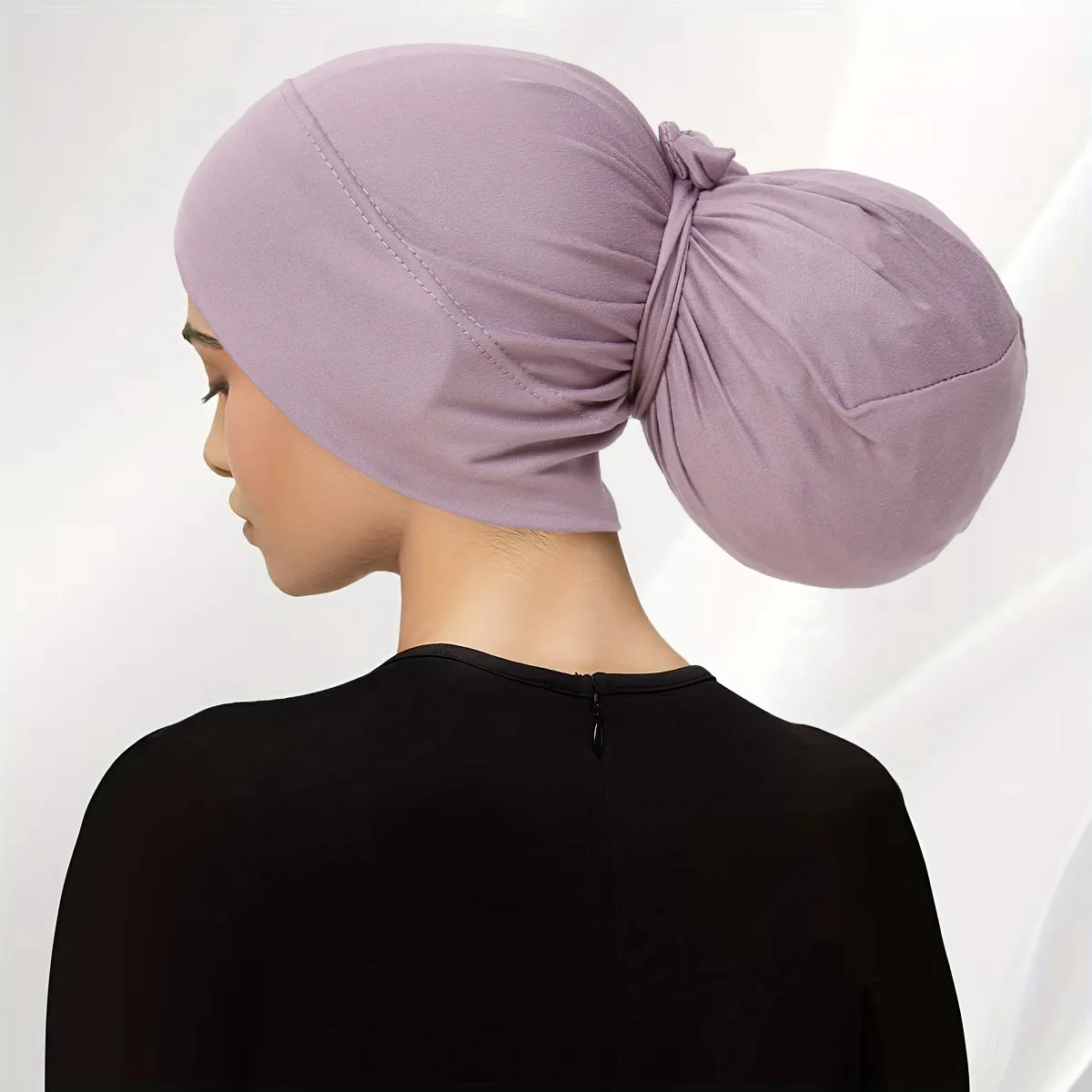 turban musulman doux pour femme, casquettes hijab intérieures, bonnet islamique, sous écharpe indienne, perte de cheveux, enveloppement de sauna féminin, nouveau, 2025