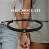 26 lettre initiale bracelets pour femmes adolescentes tissé corde tressée graduation cadeaux de ixdes mères pour elle réglable a z bijoux