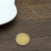 exquis musulman allah arabe islam pendentif collier pour femmes hommes or document en acier inoxydable raq colliers bijoux collarzzz998 3