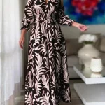 Robe longue style bohème pour femmes musulmanes, abaya indienne, chemise imprimée, Dubaï, Islam, Kaftan de soirée, tenue éducative, 2024