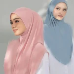 BOHOWAII musulman islamique Modal Hijab écharpe instantanée Hijabs foulards pour femmes longues foulards tête enveloppement châle Bonnet Hijabe Femme