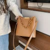 sacs seau à la mode pour femmes, sacs à main de luxe avec chaîne, sac à bandoulière pour dames, nouveau design tendance, sacs à poignée supérieure, 2021