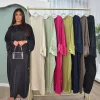 Robe Abaya de luxe pour femmes musulmanes, dubaï, Ramadan Eid, arabie saoudite, vêtements Jalabiya, turquie islamique, longue Robe modeste, 2024 Robe Abaya de luxe pour femmes musulmanes, dubaï, Ramadan Eid, arabie saoudite, vêtements Jalabiya, turquie islamique, longue Robe modeste, 2024
