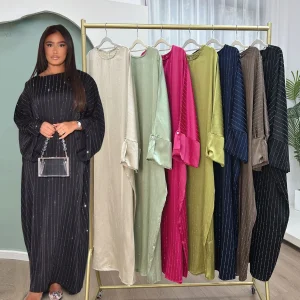 Robe Abaya de luxe pour femmes musulmanes, dubaï, Ramadan Eid, arabie saoudite, vêtements Jalabiya, turquie islamique, longue Robe modeste, 2024 Robe Abaya de luxe pour femmes musulmanes, dubaï, Ramadan Eid, arabie saoudite, vêtements Jalabiya, turquie islamique, longue Robe modeste, 2024