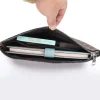 pochette en cuir pu souple pour hommes, design de luxe, porte cartes d'affaires durable, étui de mode décontracté, sac à main pour homme, pochette de jour