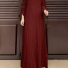 zanzea robe longue de soirée plissée à manches sulfpour femme musulmane, hijab, abaya, maxi, mode, printemps