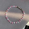 bracelet en zircon pour femmes, bracelets flash de luxe à la mode pour femmes