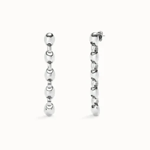Boucles d&rsquo;oreilles élégantes à longue chaîne, bijoux pour femmes en or et argent à la mode de haute qualité avec beauté esthétique
