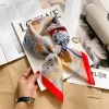 foulard carré à carreaux en soie pour filles, hijab d'été de luxe pour femmes, bandeau de cheveux en satin, doux, pour le travail, 2025