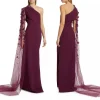 Robe de soirée de luxe personnalisée, avec des appliques scintillantes, châle asymétrique épaule dénudée, robes longues charmantes, occasions sur mesure, fête exquise