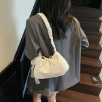 Sac fourre-tout en cuir de luxe pour femmes élégantes, sac à main à bandoulière de styliste pour un confort quotidien tendance