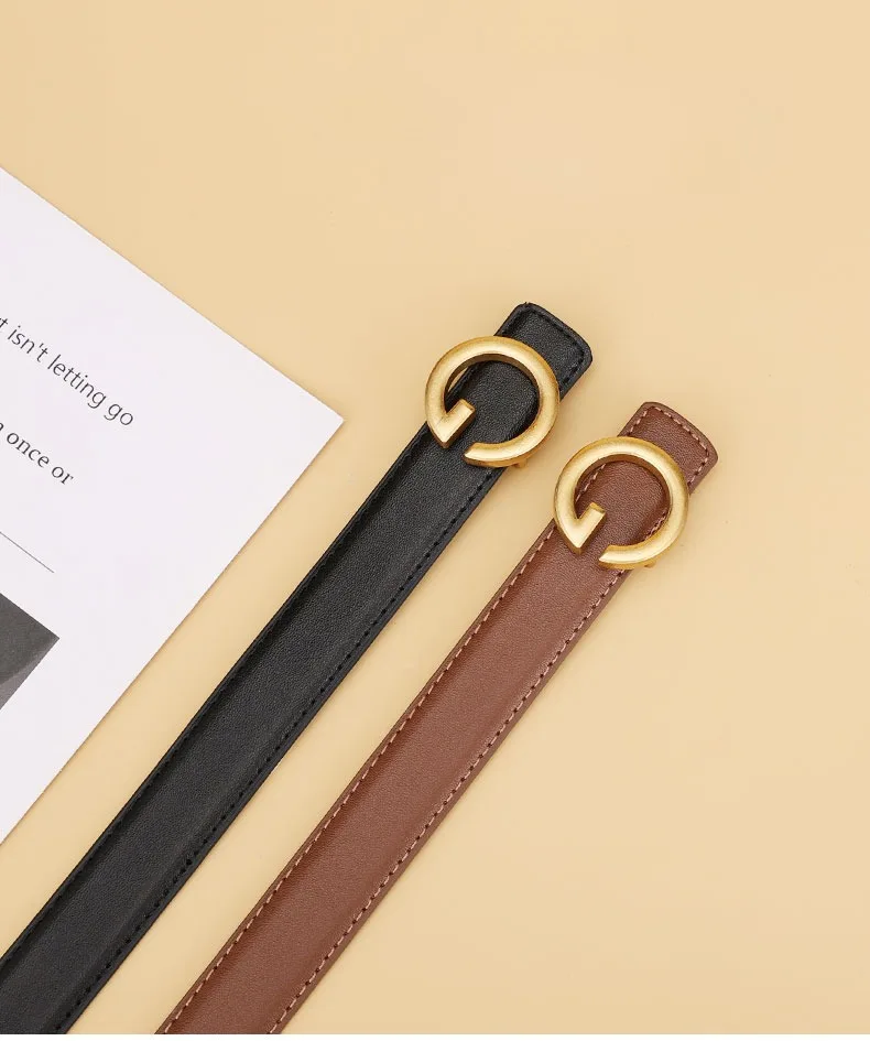 Ceinture élégante pour femmes, marque de luxe de haute qualité, jean de styliste, ceinture habillée pour femmes