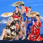 Kimono Yukata traditionnel japonais avec Obi pour femmes, robe de soirée Vintage, Geisha, Costume de Cosplay pour spectacle sur scène